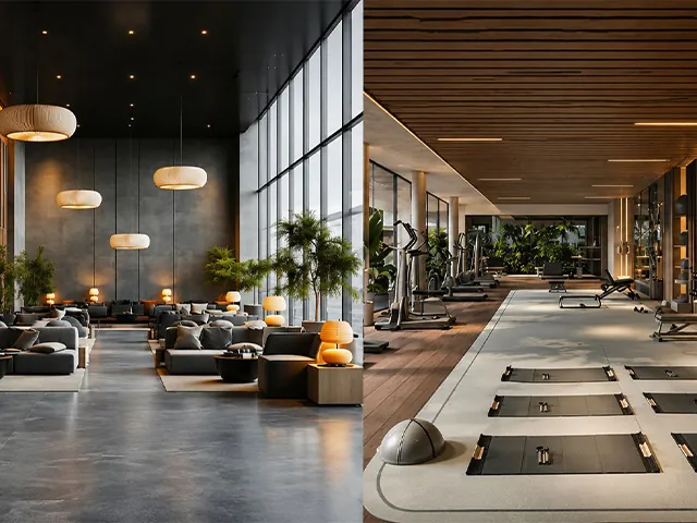 Lounge và phòng gym Imperia Sensa Park